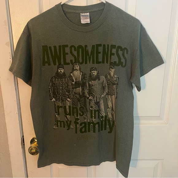 Duck Dynasty Gildan T Shirt Duck Hunting Tee TV Show Promo Men’s Size M - Picture 1 of 4